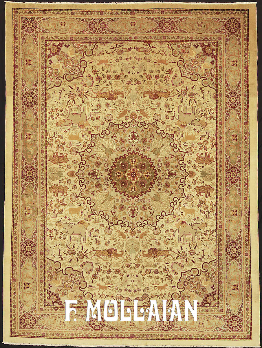 سجادة هندي أنتيك أمريتسار کد:۸۸۷۴۱۴۵۴